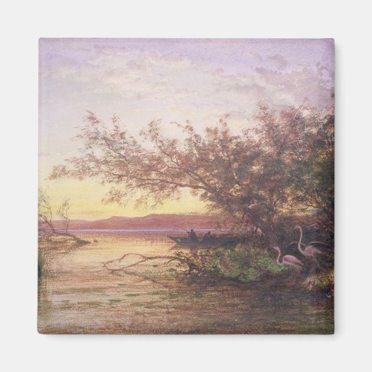 Sunset, Camargue Magnet (Vorne)