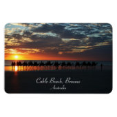 Sunset Camel Ride, Broome, Western Australien Magnet (Horizontal)