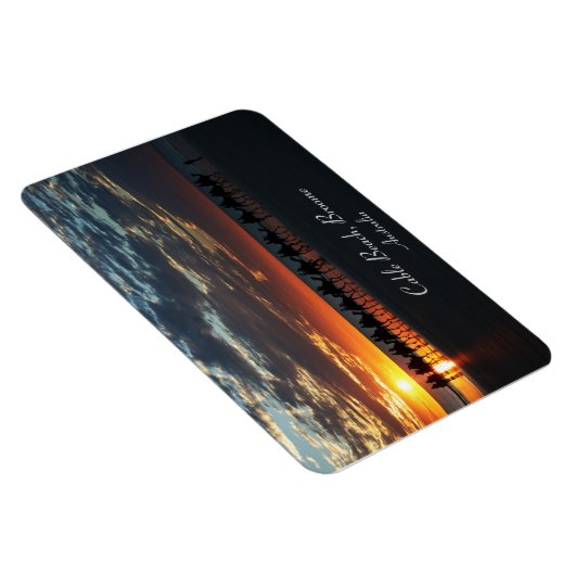 Sunset Camel Ride, Broome, Western Australien Magnet (Rechte Seite)