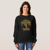 Sunset Camper Retired TEACHER New Job Camping Sweatshirt (Vorne ganz)