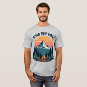 Sunset Camping T-Shirt (Vorne ganz)