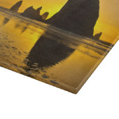 Sunset, Cannon Beach, Oregon, USA Schneidebrett (Ecke)