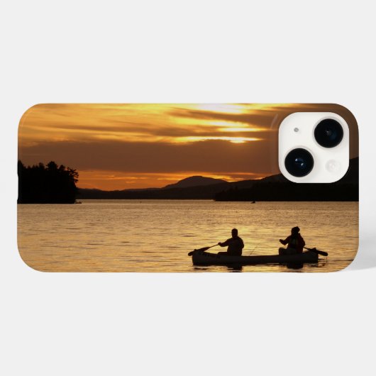 Sunset Canoe Case-Mate iPhone Hülle (Rückseite (Horizontal))
