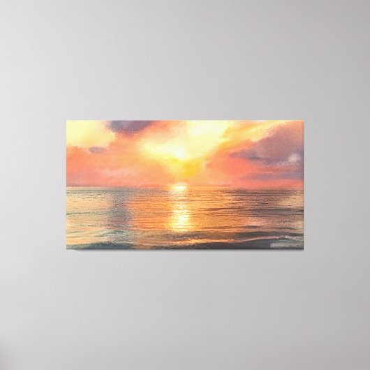 Sunset Canvas Leinwanddruck (Vorderseite)