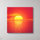 Sunset Canvas Print Leinwanddruck (Vorderseite)