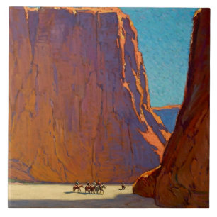 "Sunset Canyon de Chelly" von Edgar Payne Fliese