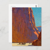 "Sunset Canyon de Chelly" von Edgar Payne Postkarte (Vorne/Hinten)