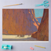 "Sunset Canyon de Chelly" von Edgar Payne Seidenpapier (Basteln)