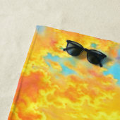 Sunset Canyon Fluss Kunst Strandtuch (Beispiel)