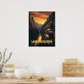 Sunset Canyon – Lake Tuscaloosa, Alabama Poster (Küche)