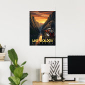 Sunset Canyon – Lake Tuscaloosa, Alabama Poster (Heimbüro)