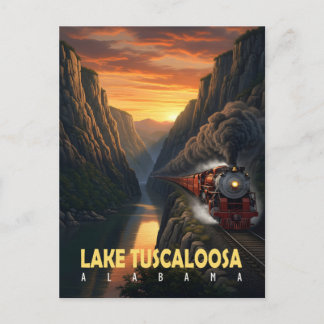 Sunset Canyon – Lake Tuscaloosa, Alabama Postkarte