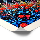 Sunset Canyon River Art Poster (Ecke)