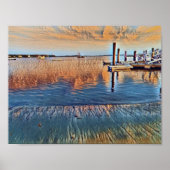 Sunset Cape Cod Dock Poster (Vorne)