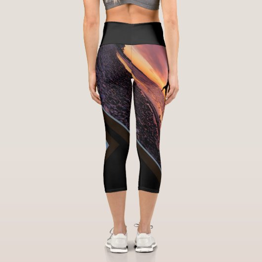 Sunset Capri's Capri Leggings (Rückseite)