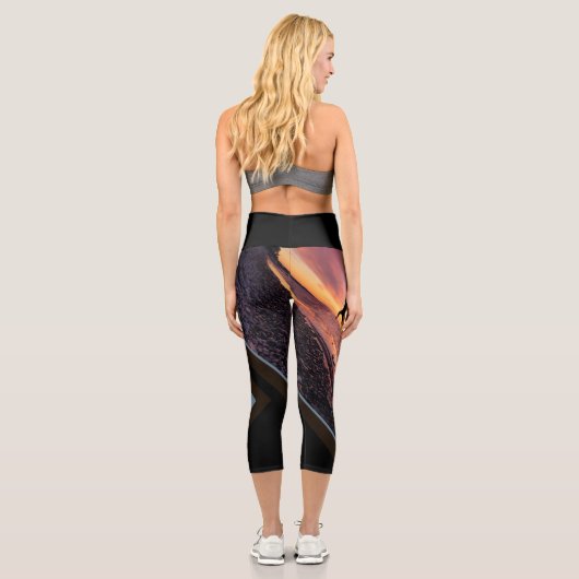 Sunset Capri's Capri Leggings (Rückseite)