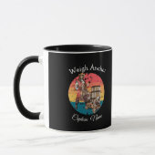 Sunset Captain Pirate Party Tasse (Links)