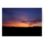 Sunset Card (Vorderseite (Horizontal))
