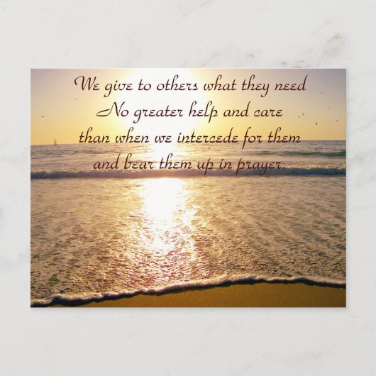 Sunset Care_ Postkarte (Vorderseite)