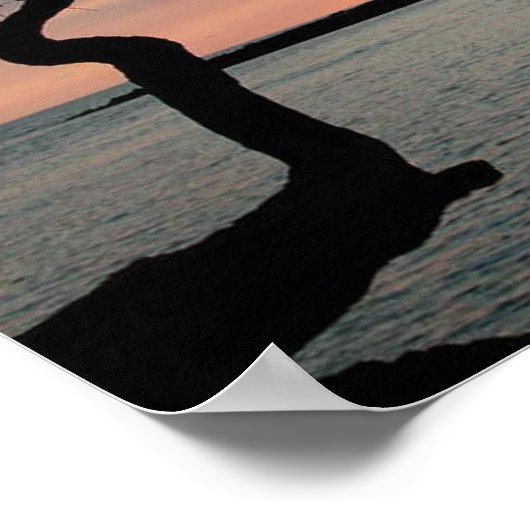 Sunset Carmel, Ca. Poster (Ecke)