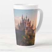 Sunset Castle (passendes Journal verfügbar) Milchtasse (Rechte Ecke)