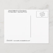Sunset Celebration Postcard - Fort Myers Beach Einladungspostkarte (Rückseite)