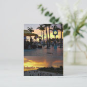 Sunset Celebration Postcard - Fort Myers Beach Einladungspostkarte (Stehend Vorderseite)
