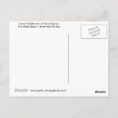 Sunset Celebration Postcard - Fort Myers Beach Postkarte (Rückseite)