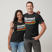 Sunset Chaser Beach Sommer Sunset 70's Surf.png T-Shirt (Unisex)