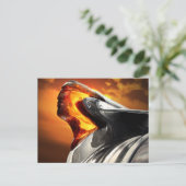 Sunset Chief Pontiac Chieftain Classic Car Postkarte (Stehend Vorderseite)