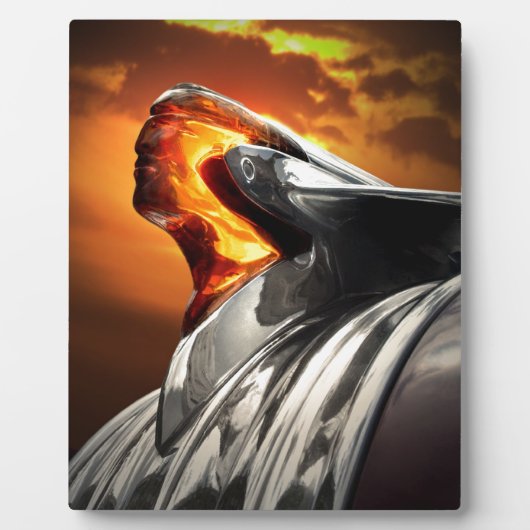 Sunset Chief Pontiac Chieftain Klassiker Fotoplatte (Vorderseite)