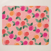 Sunset Citrus Symphony Sherpadecke (Vorderseite (Horizontal))
