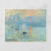 Sunset - Claude Monet Postkarte (Vorderseite)