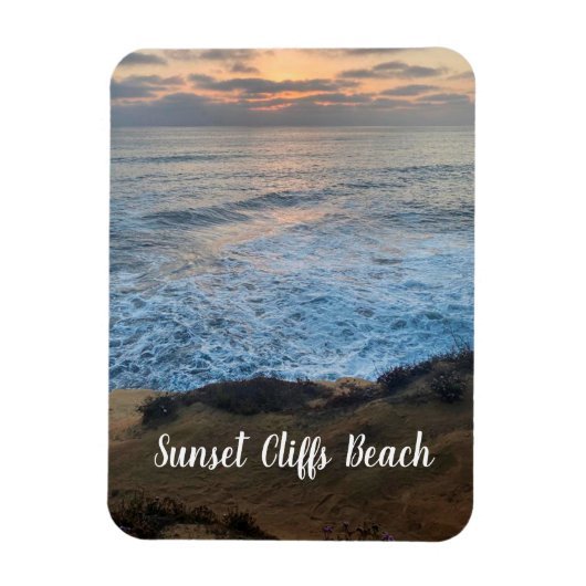 Sunset Cliffs Beach Magnet (Vertikal)