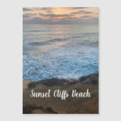 Sunset Cliffs Beach Magnet (Vorderseite)