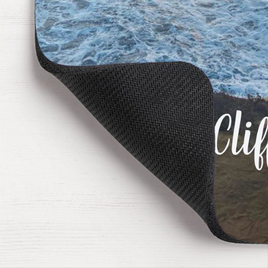 Sunset Cliffs Beach Mousepad (Ecke)