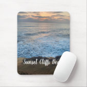 Sunset Cliffs Beach Mousepad (Mit Mouse)