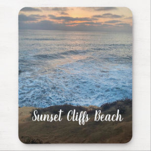 Sunset Cliffs Beach Mousepad