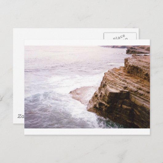 Sunset Cliffs San Diego CA Postkarte (Vorne/Hinten)