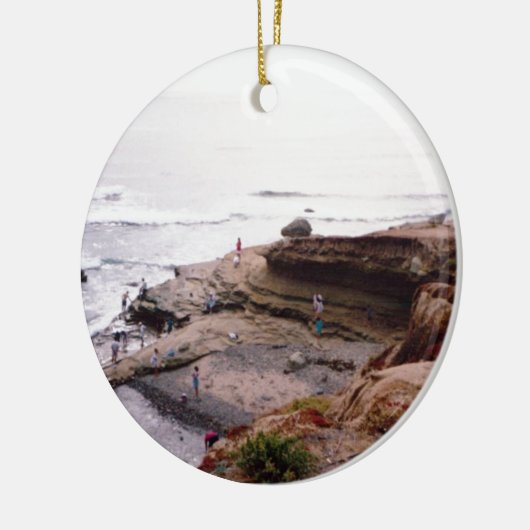 Sunset Cliffs San Diego Keramikornament (Links)