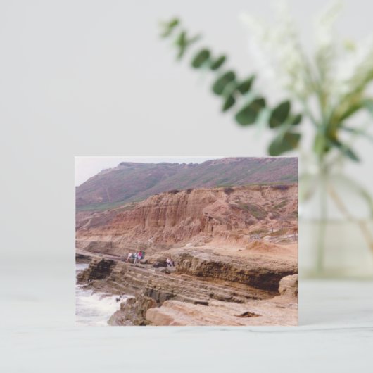 Sunset Cliffs San Diego Postkarte (Stehend Vorderseite)