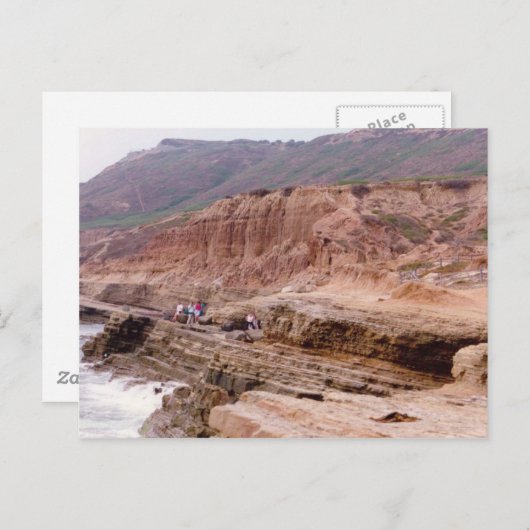 Sunset Cliffs San Diego Postkarte (Vorne/Hinten)