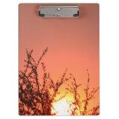 Sunset Clipboard Klemmbrett (Vorderseite)