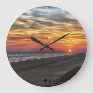 Sunset Clock Große Wanduhr