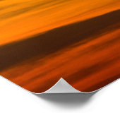 Sunset Closeup, Michigan. Poster (Ecke)