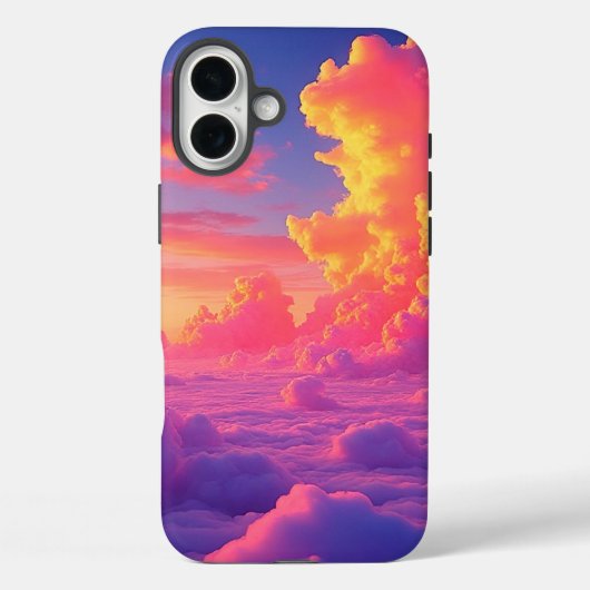 Sunset Clouds Handy Case (Rückseite)