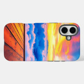 Sunset Clouds Handy Case (Rückseite (Horizontal))