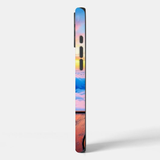 Sunset Clouds Handy Case (Rückseite / Links)