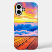 Sunset Clouds Handy Case (Rückseite)