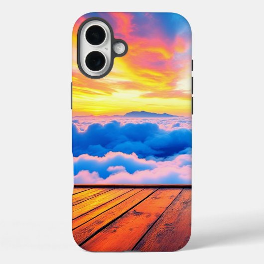Sunset Clouds Handy Case (Rückseite)